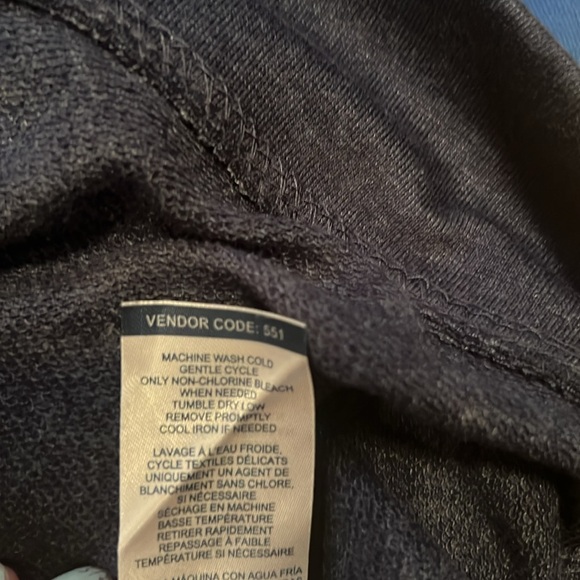 Vintage Chaps Ralph Lauren Mens Blue Quarter Zip Sweater Sweatshirt Size Large - Picture 5 of 8